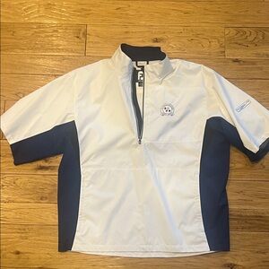 FootJoy White and Navy Performance Jacket